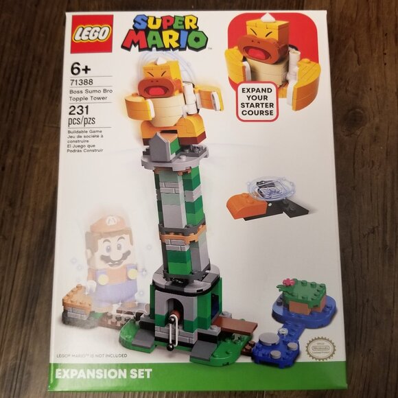 Lego Other - LEGO Super Mario Boss Sumo Bro Topple Tower Expansion Set 71388